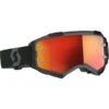 Scott Fury Goggle - Black/Orange Chrome Works