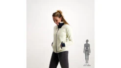 SCOTT Defined Heritage Pile Jacket - Women's -Scott Ski Shop opplanet scott defined heritage pile jacket womens winter white dark blue large 2918286293009 av 3