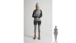 SCOTT Defined Merino L/SL Baselayer - Women's -Scott Ski Shop opplanet scott defined merino l sl baselayer womens dark blue light grey melange large 2777937037009 av 3