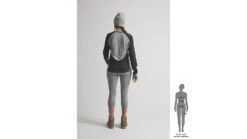 SCOTT Defined Merino L/SL Baselayer - Women's -Scott Ski Shop opplanet scott defined merino l sl baselayer womens dark blue light grey melange large 2777937037009 av 4