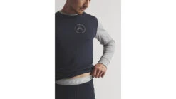 SCOTT Defined Merino L/SL Shirt - Men's -Scott Ski Shop opplanet scott defined merino l sl shirt mens dark blue light grey melange 2xl 2777727037010 av 5 1