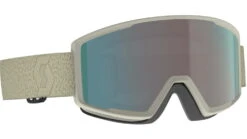 SCOTT Factor Pro Goggle -Scott Ski Shop opplanet scott factor pro goggle light beige enhancer aqua chrome 2835677362351 main