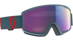 SCOTT Factor Pro Goggle -Scott Ski Shop opplanet scott factor pro goggle neon red aruba green enhancer teal chrome 2835677411315 main