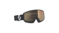 SCOTT Factor Pro LS Goggle -Scott Ski Shop opplanet scott factor pro ls goggle team white black light sensitive bronze chrome 2835667068245 main