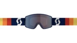 SCOTT React Goggle -Scott Ski Shop opplanet scott react goggle retro blue enhancer blue chrome 4001997409347 av 1