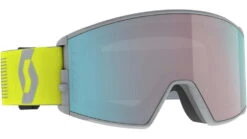 SCOTT React Goggle -Scott Ski Shop opplanet scott react goggle virescent yellow light grey enhancer aqua chrome 4001997410351 main