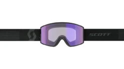 SCOTT React LS Goggle -Scott Ski Shop opplanet scott react ls goggle mineral black light sensitive blue chrome 4002337413307 av 1