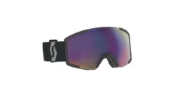 SCOTT Shield Goggle W/ Extra Lens -Scott Ski Shop opplanet scott shield goggle w extra lens mountain black enhancer teal chrome 2785846663315 main