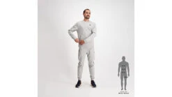 SCOTT Tech Crewneck Sweater - Men's -Scott Ski Shop opplanet scott tech crewneck sweater mens grey melange 2xl 4032871920014 av 6